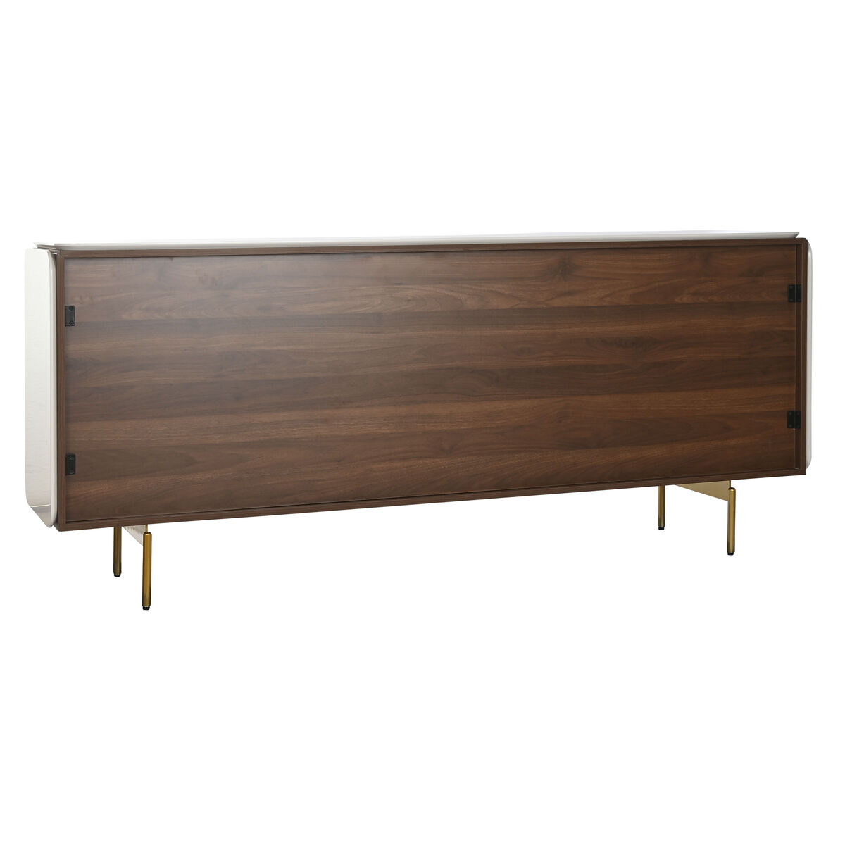 Skänk Home ESPRIT Vit Brun Gyllene Trä Trä MDF 183 X 41,5 X 80 cm - 3