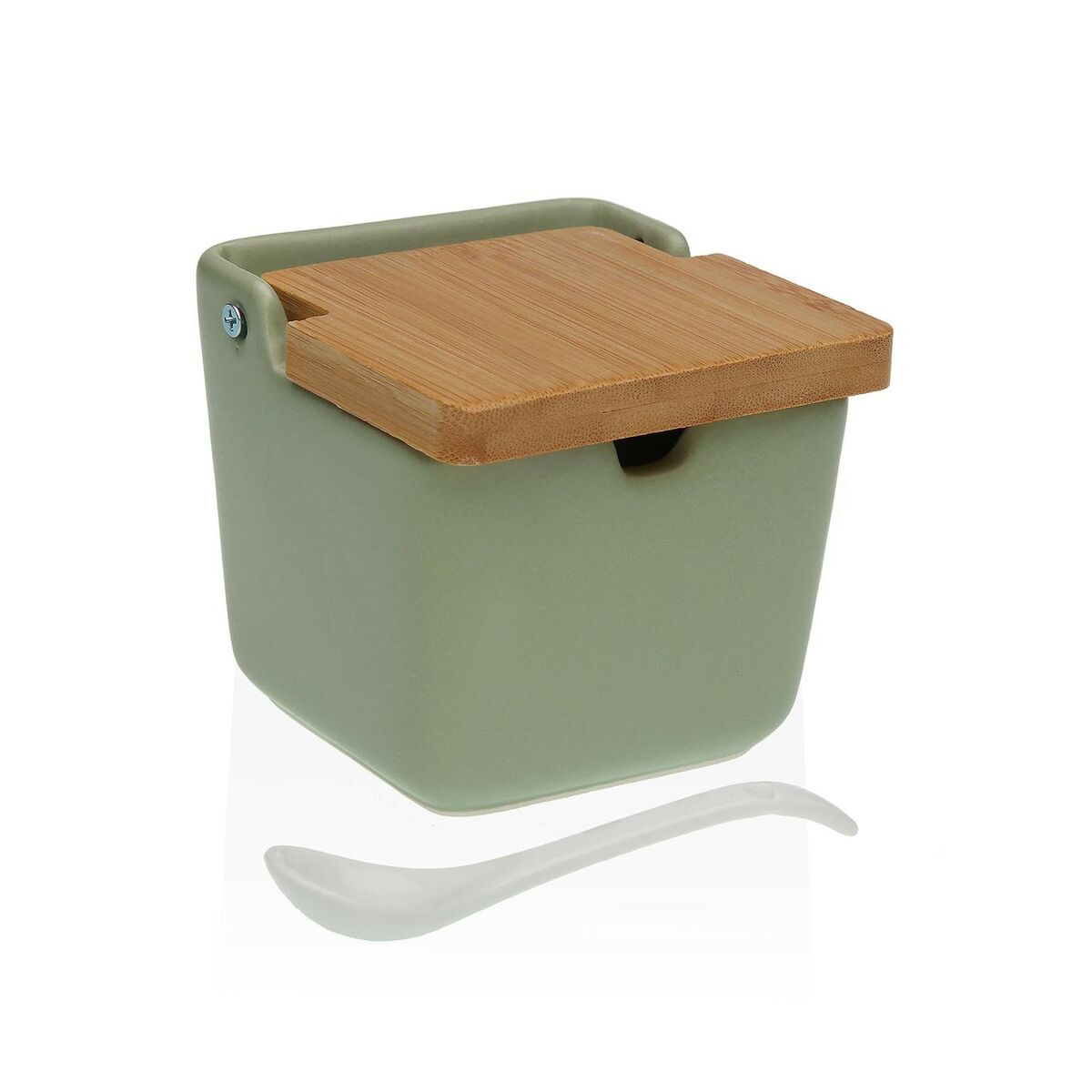 Sockerströare Versa Grön 8,8 x 8,5 x 8,8 cm Keramik - 2