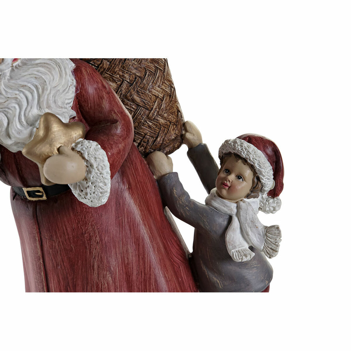 Prydnadsfigur DKD Home Decor Tomte Harts (15 x 11 x 27 cm) - 3