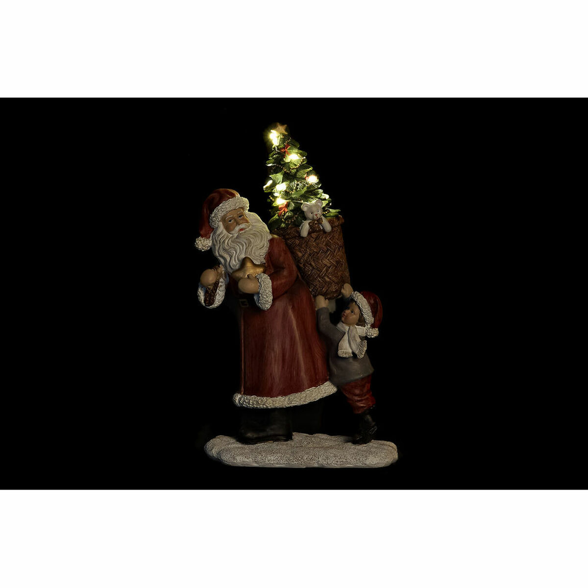 Prydnadsfigur DKD Home Decor Tomte Harts (15 x 11 x 27 cm) - 2