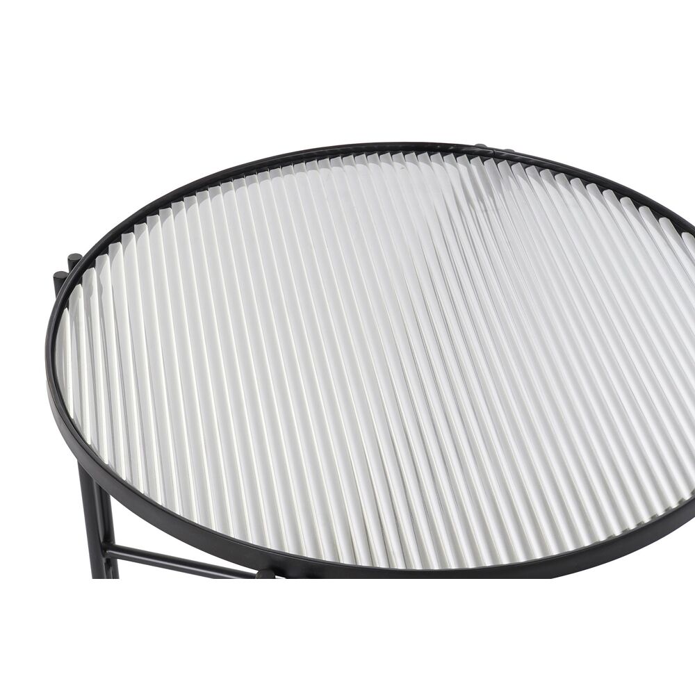 Soffbord DKD Home Decor Metall Glas 63 x 63 x 46 cm - 3