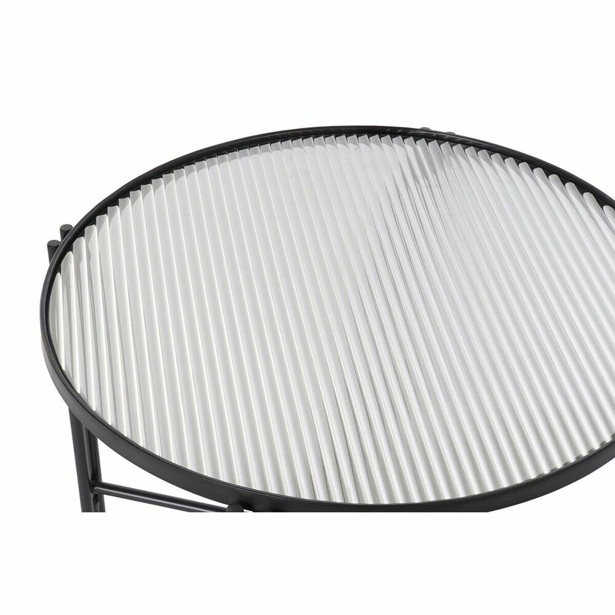 Soffbord DKD Home Decor Metall Glas 63 x 63 x 46 cm - 8