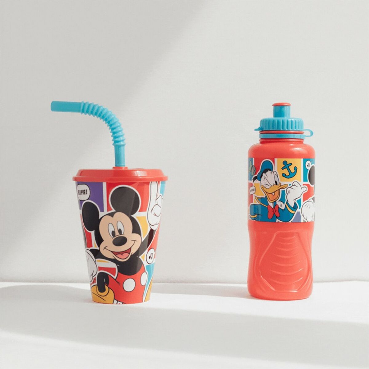 Muggen med Sugrör Mickey Mouse CZ11364 430 ml - 2