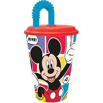 Muggen med Sugrör Mickey Mouse CZ11364 430 ml