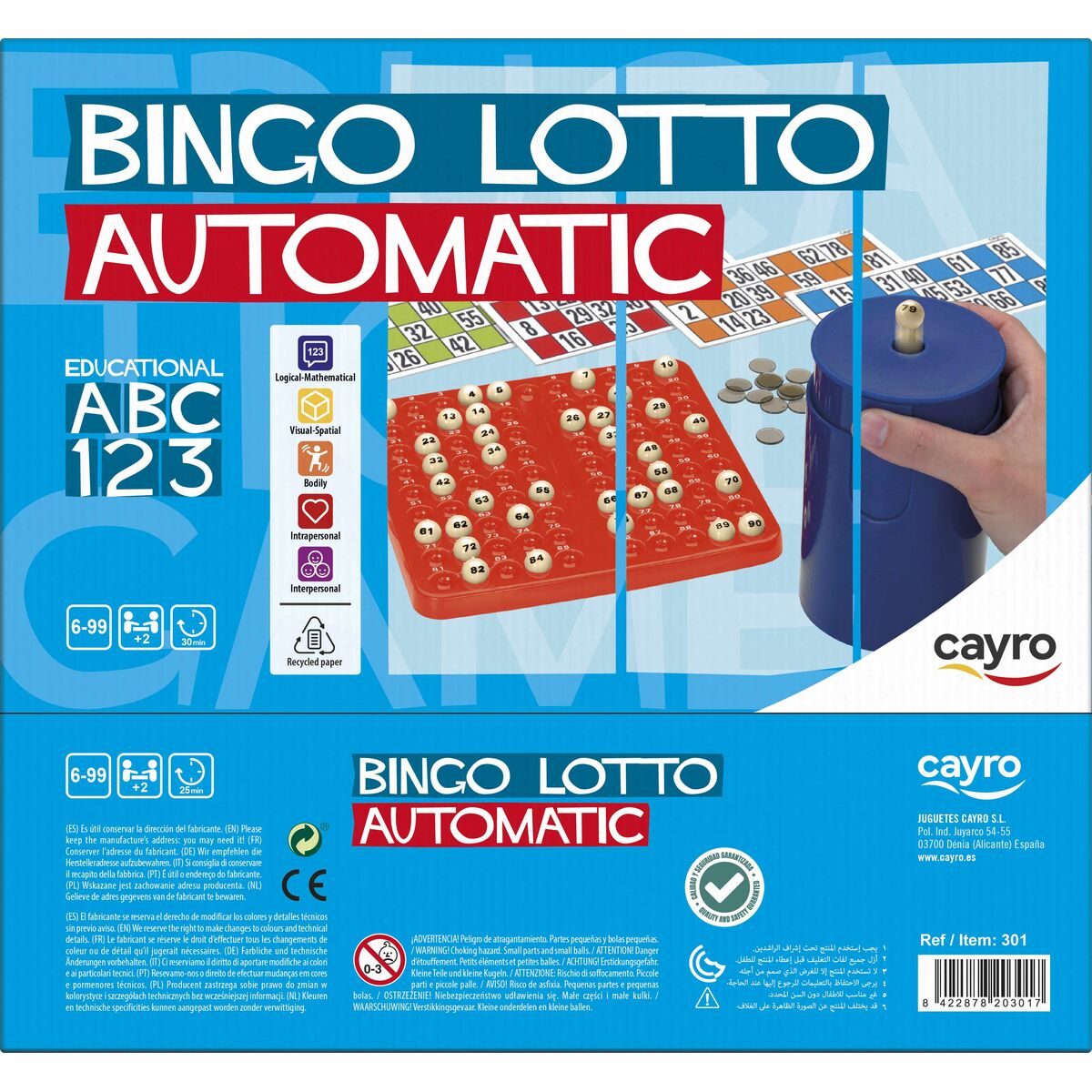 Automatisk Bingo Cayro Lotto - 7