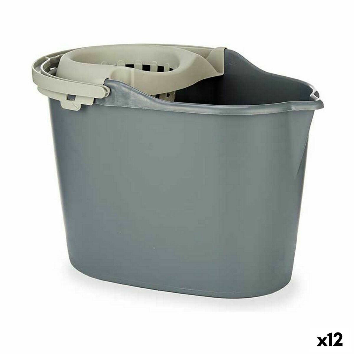 Hink Antracitgrå polypropen (15 L) (12 antal) - 5