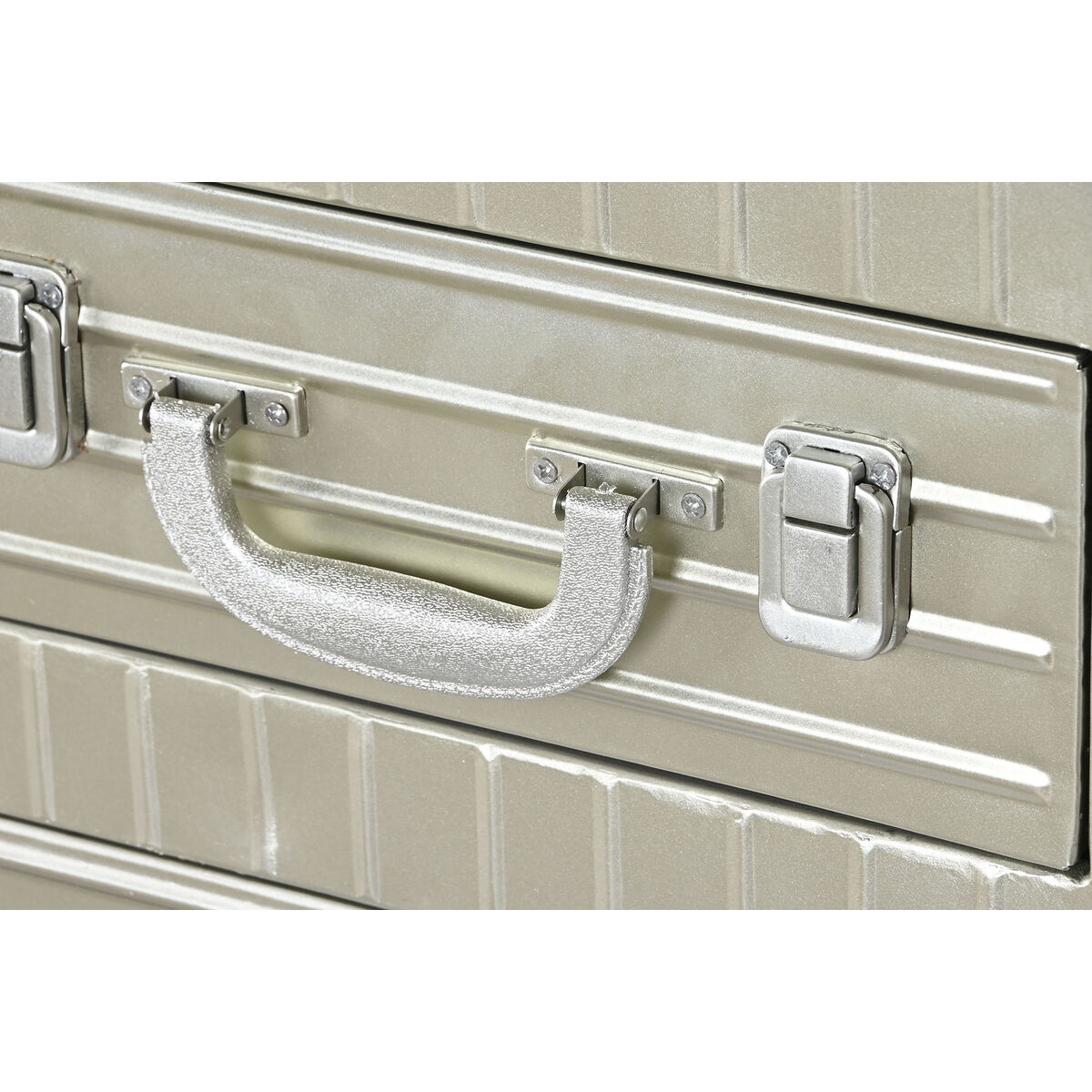 Skänk Home ESPRIT Silvrig Metall Trä MDF 80 x 39 x 82 cm - 7