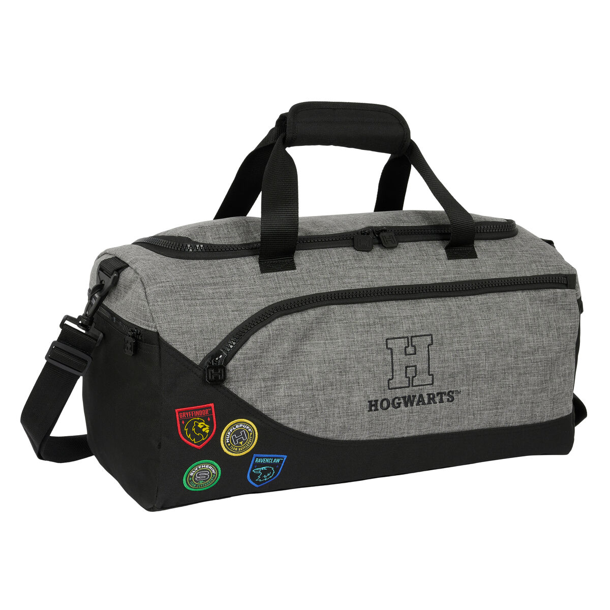 Sportväska Harry Potter House of champions Svart Grå 50 x 25 x 25 cm