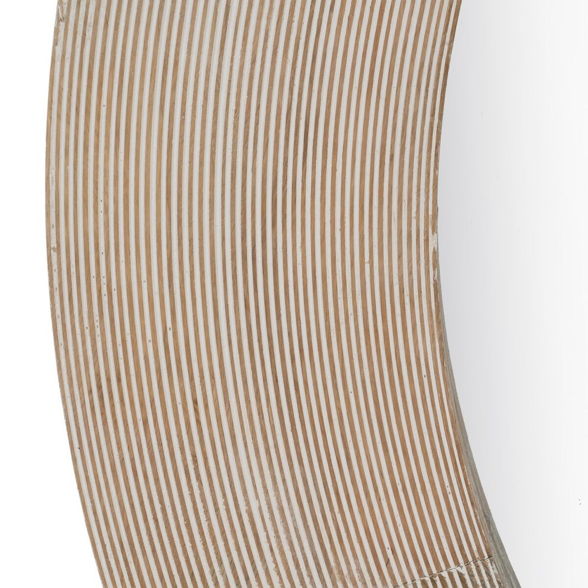 Väggspegel Vit Naturell Vertikalt 91,5 x 3,8 x 91,5 cm - 3