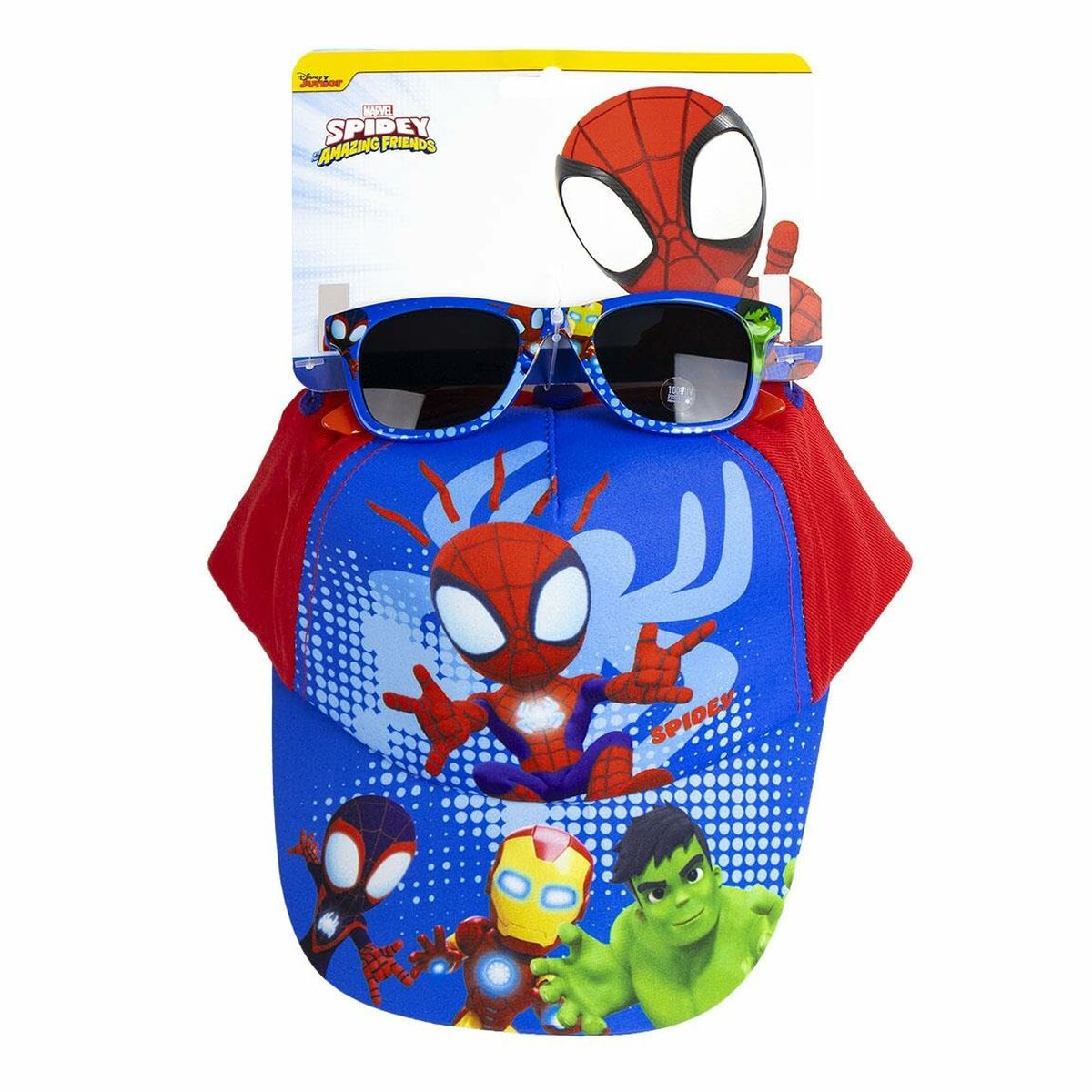Barnsolglasögon Spidey 51 cm Keps