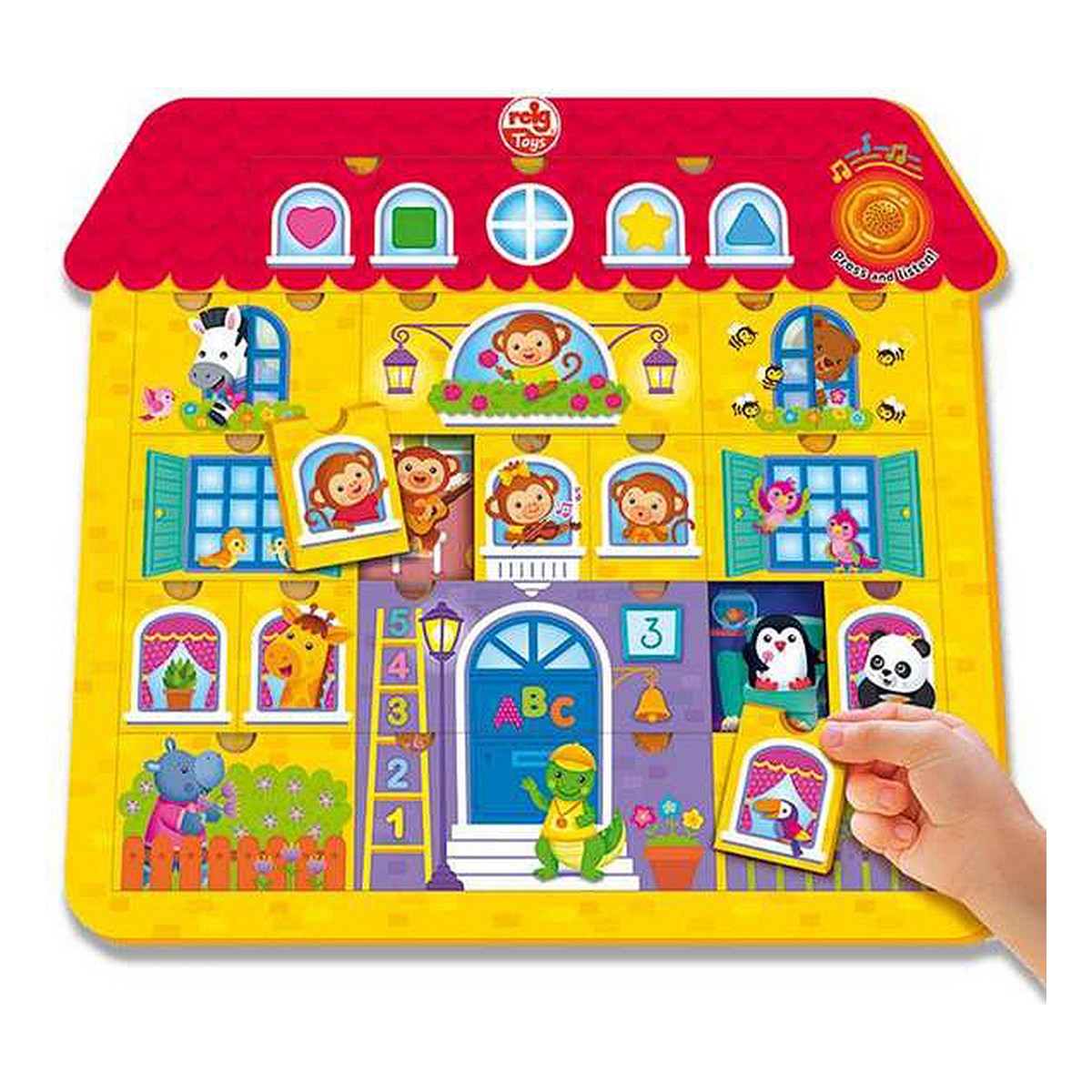 Pussel Reig Constructor House Musik 21 Delar 17 x 37 x 41,5 cm (17 x 37 x 41,5 cm) - 7