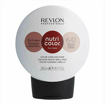 Permanent färg Revlon Nutri Color Kastanjebrun Nº 642 240 ml