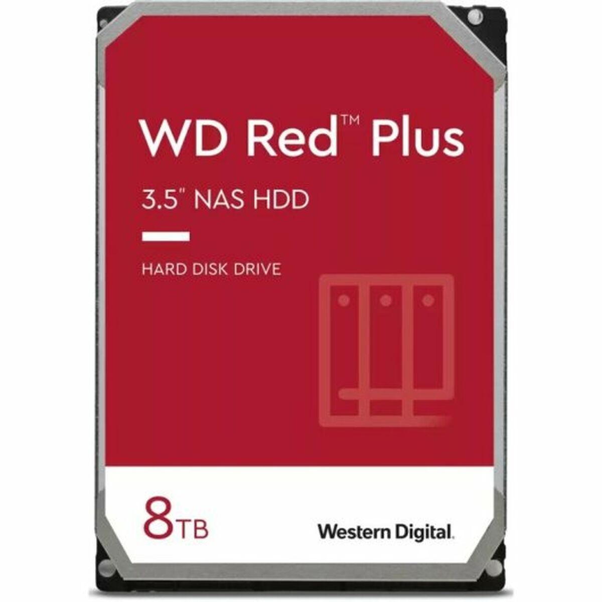 Hårddisk Western Digital Red Plus 3,5" 8 TB