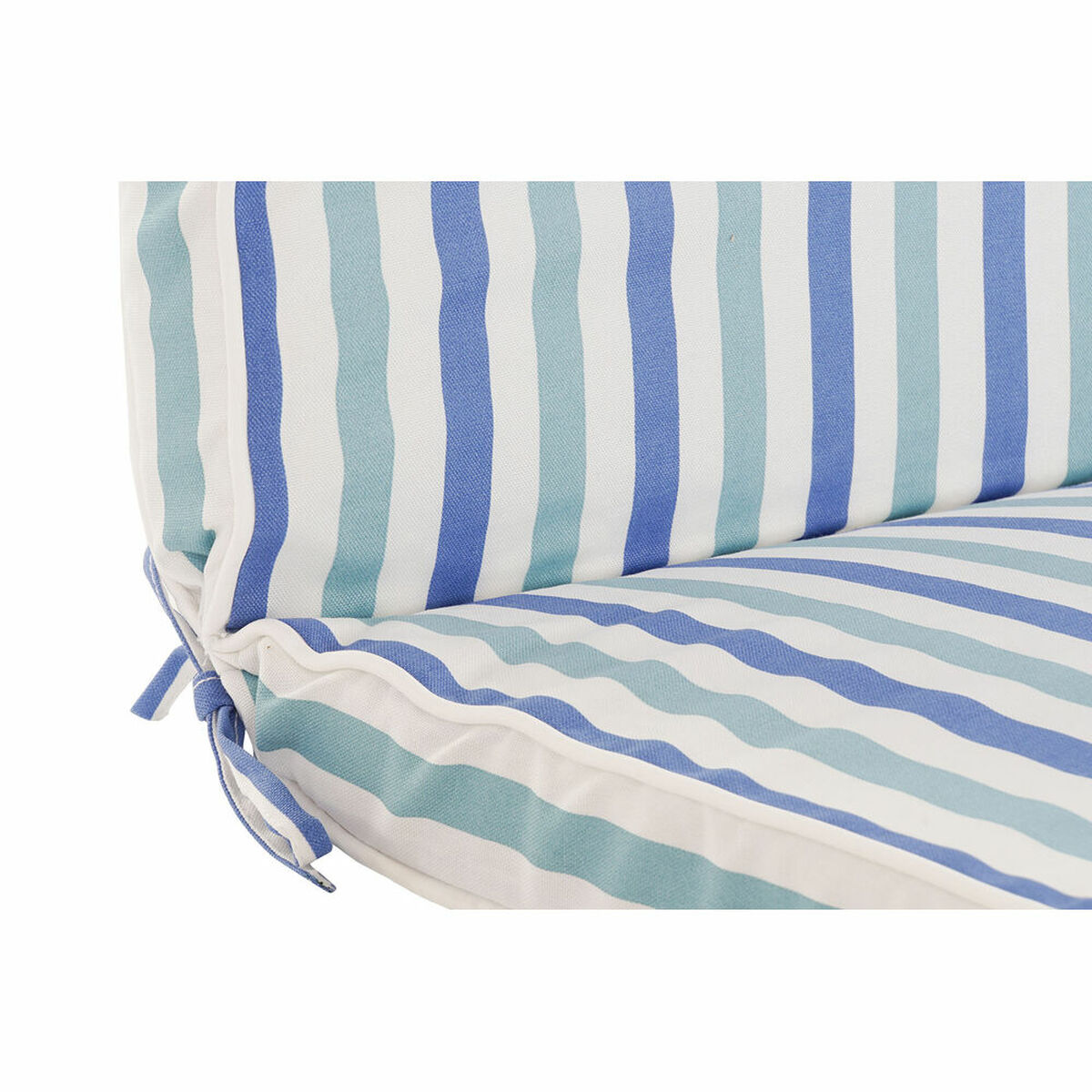 Kudde DKD Home Decor Vit Himmelsblå Marinblå Ränder 190 x 60 x 5 cm (190 x 60 x 5 cm) - 6
