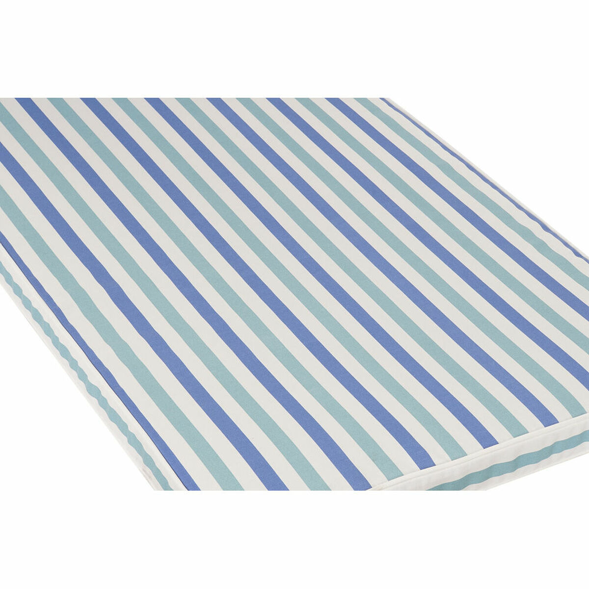 Kudde DKD Home Decor Vit Himmelsblå Marinblå Ränder 190 x 60 x 5 cm (190 x 60 x 5 cm) - 7