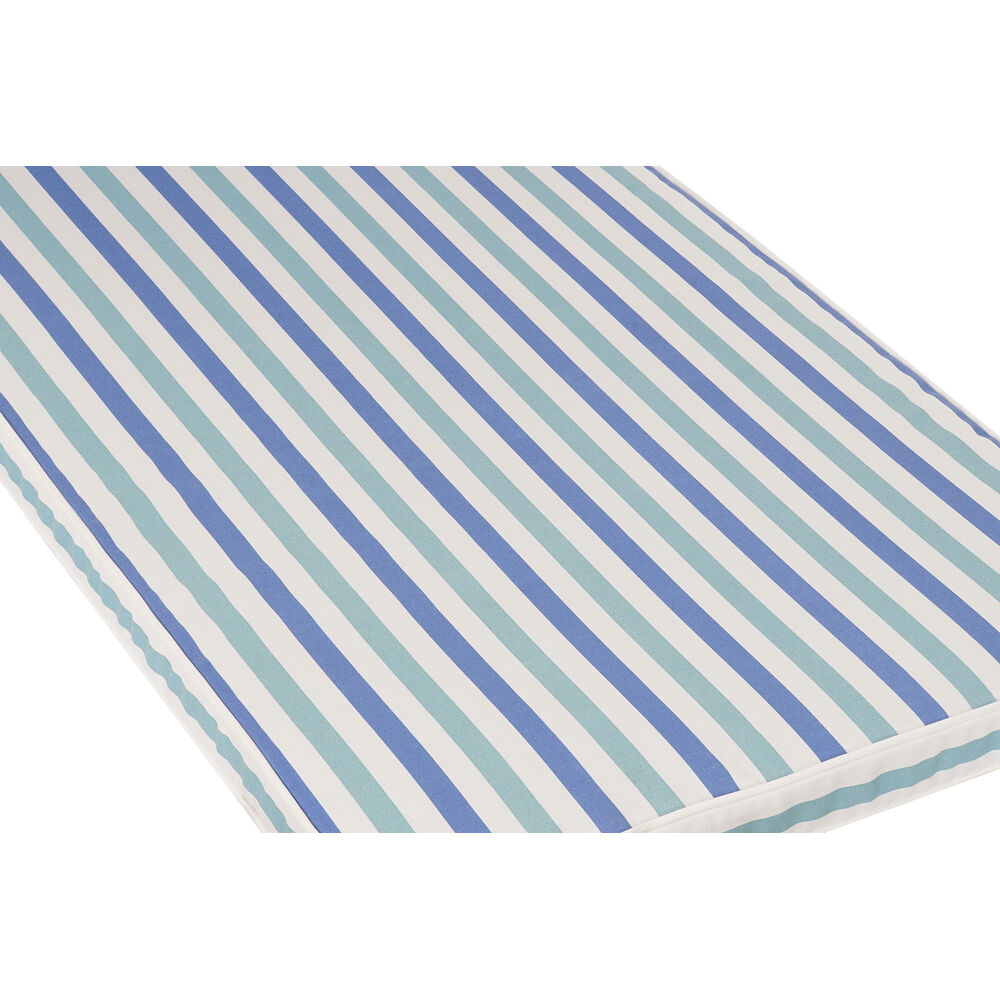 Kudde DKD Home Decor Vit Himmelsblå Marinblå Ränder 190 x 60 x 5 cm (190 x 60 x 5 cm) - 3