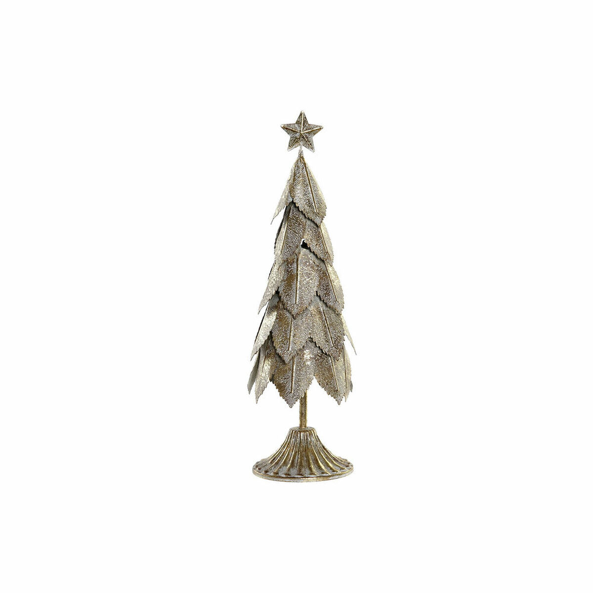 Julgranskula DKD Home Decor Träd Metall (12 x 12 x 37 cm)