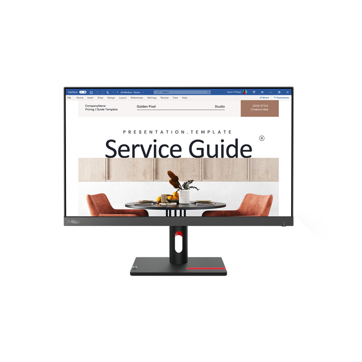 Monitor Lenovo ThinkVision S24i-30 Full HD 23,8" 100 Hz - 4