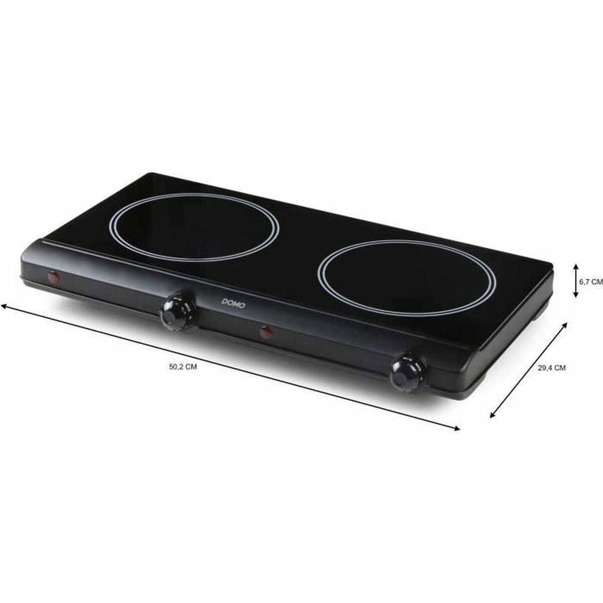 Keramisk platta DOMO DO339KP 2500 W - 3