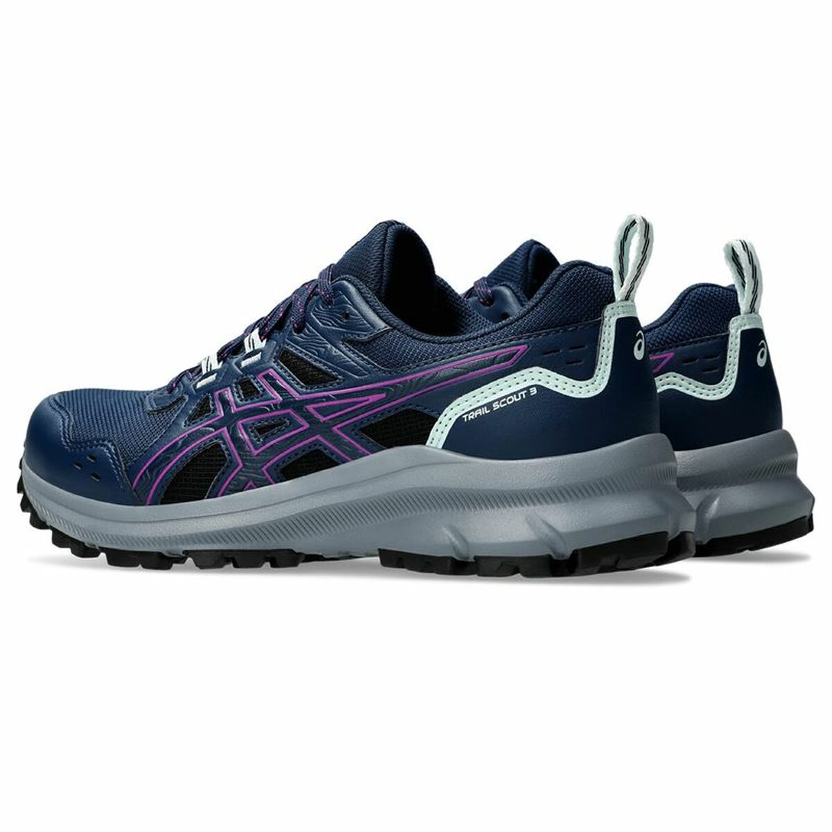 Gymnastiksko, Dam Asics Trail Scout 3 Blå - 6