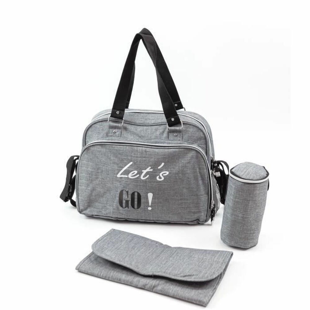 Bag för blöjbyte Baby on Board SIMPLY Lets'Go Grå - 4