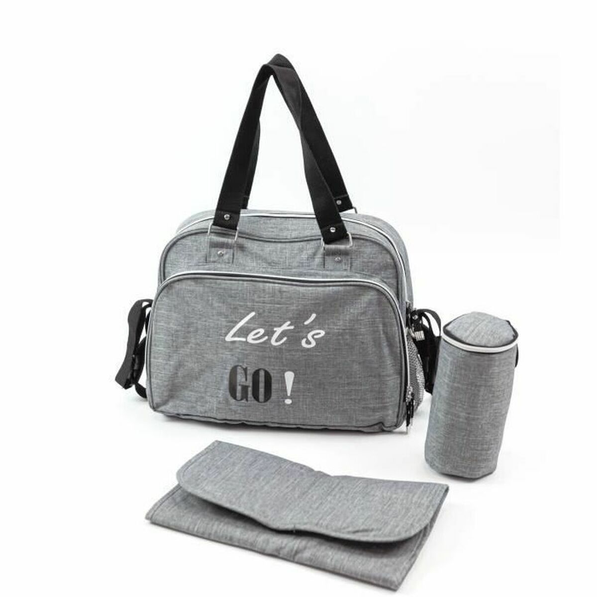 Bag för blöjbyte Baby on Board SIMPLY Lets'Go Grå - 8