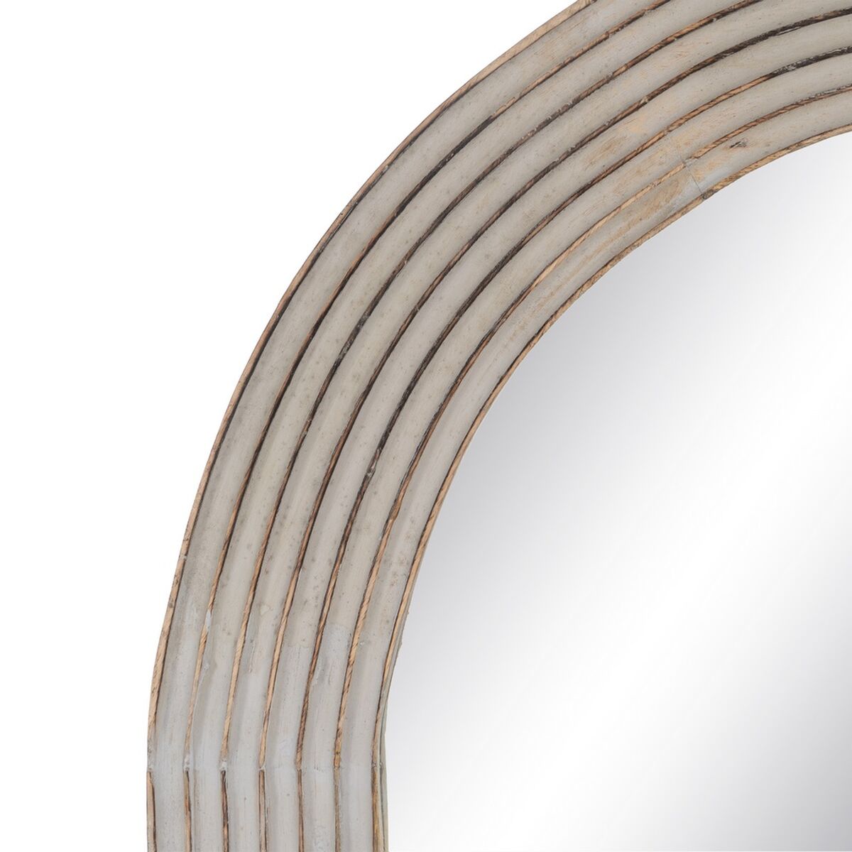 Garderobsspeglar Vit Naturell Vertikalt 64,8 x 3,8 x 172,7 cm - 4