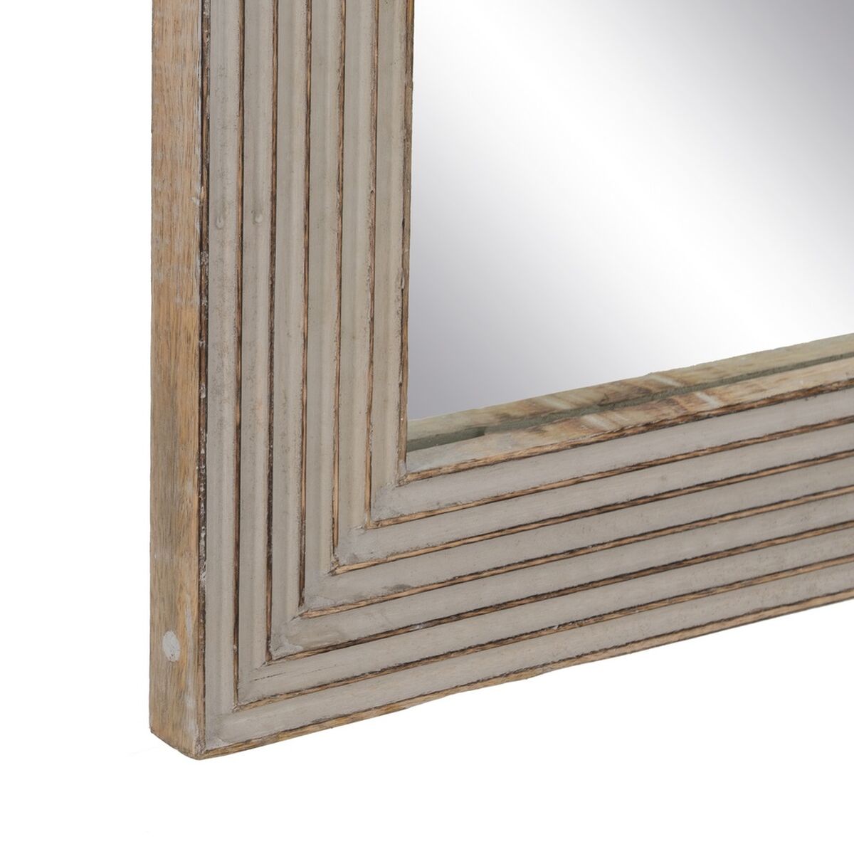 Garderobsspeglar Vit Naturell Vertikalt 64,8 x 3,8 x 172,7 cm - 7