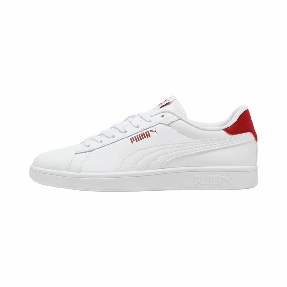 Sportskor Casual Herr Puma Smash 3.0 L Vit Röd - 2