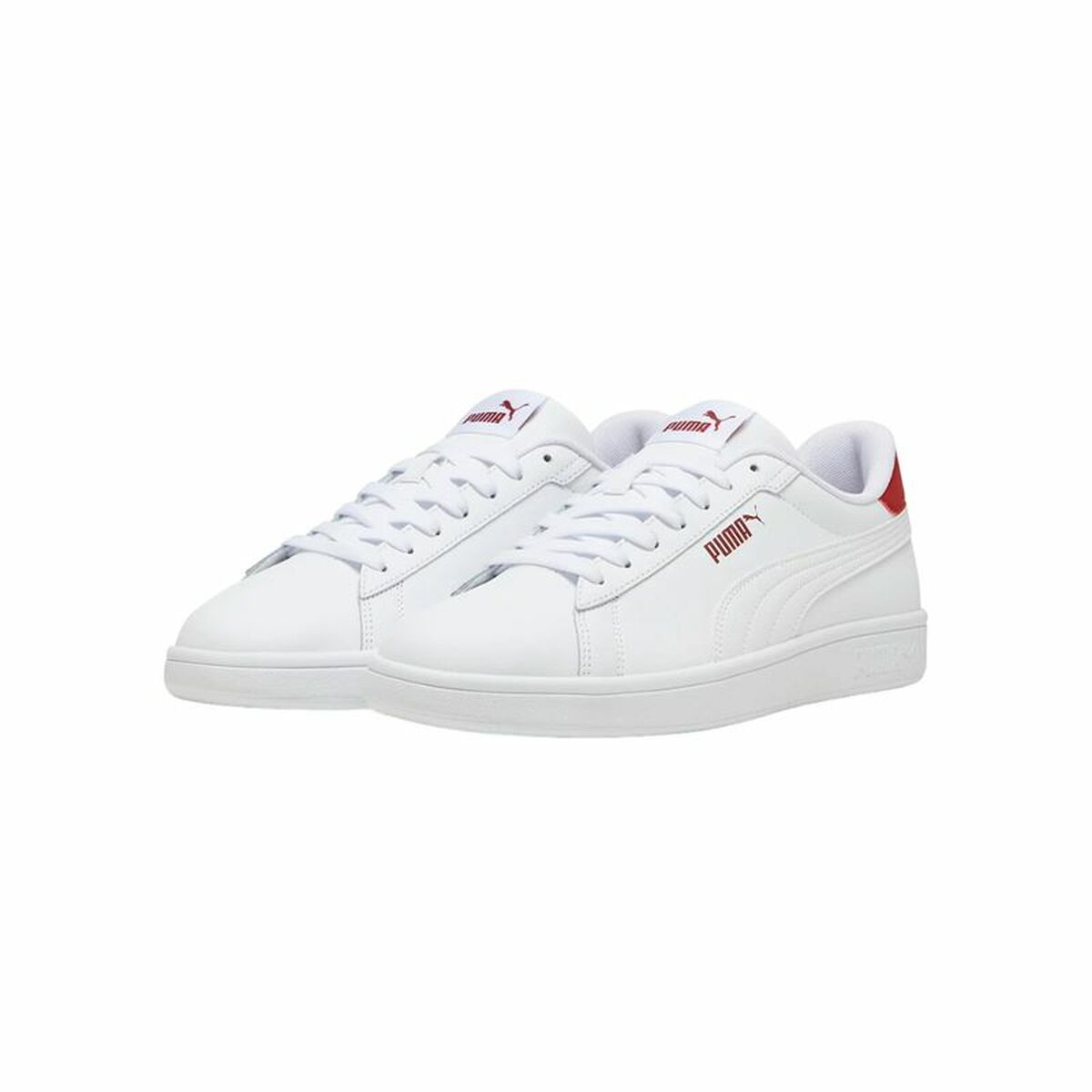 Sportskor Casual Herr Puma Smash 3.0 L Vit Röd - 4