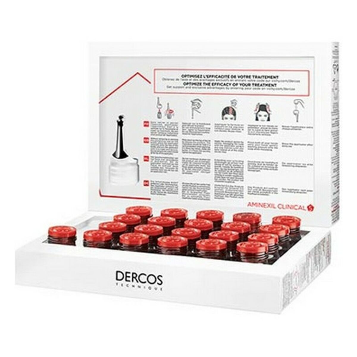 Anti-Håravfall behandling Dercos Vichy 12585750 6 ml (21 x 6 ml) - 2