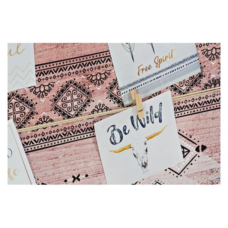 Fotoramar DKD Home Decor Brun Kanvas Etnisk 60 x 2 x 30 cm - 2