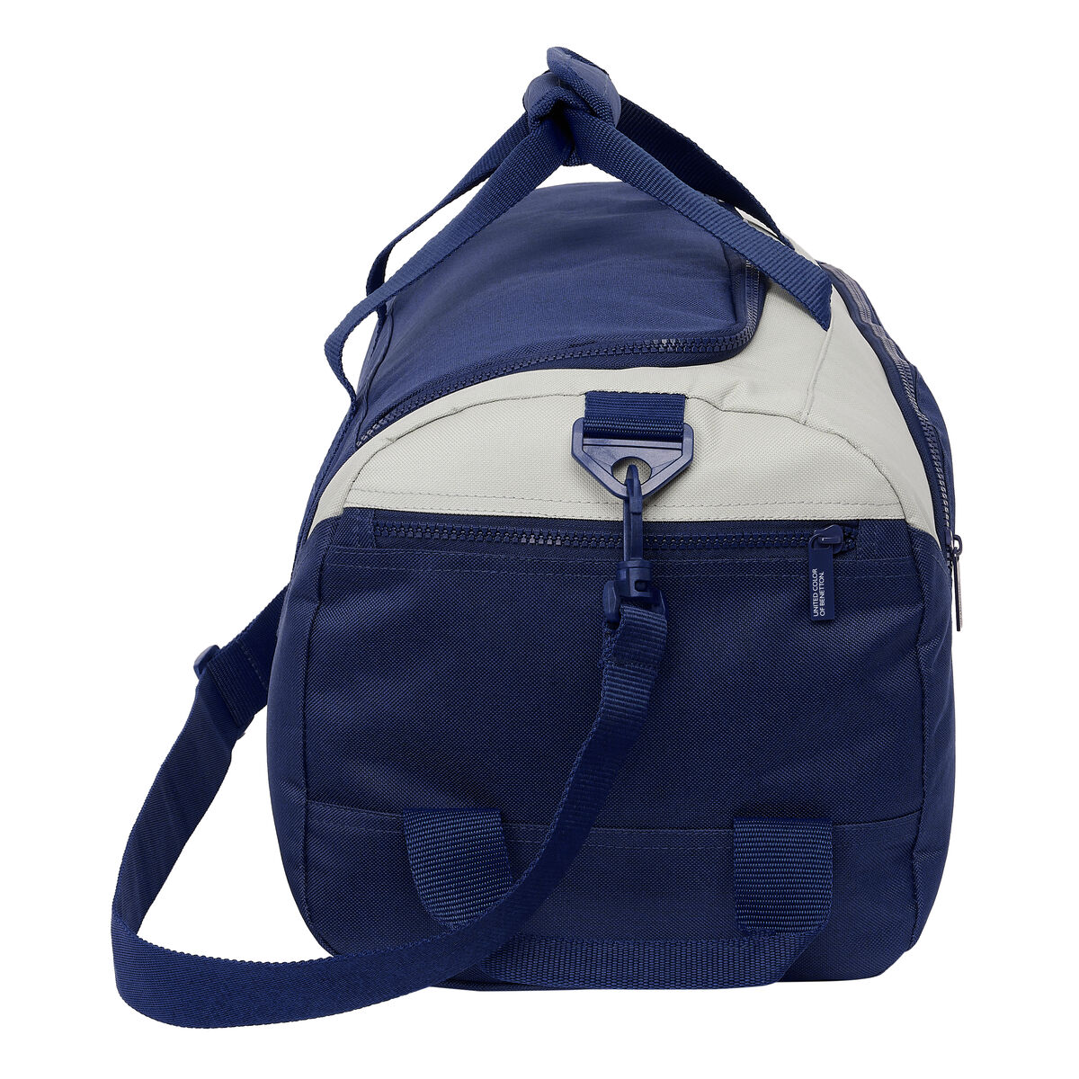 Sportväska Benetton Varsity Grå Marinblå 50 x 25 x 25 cm - 2