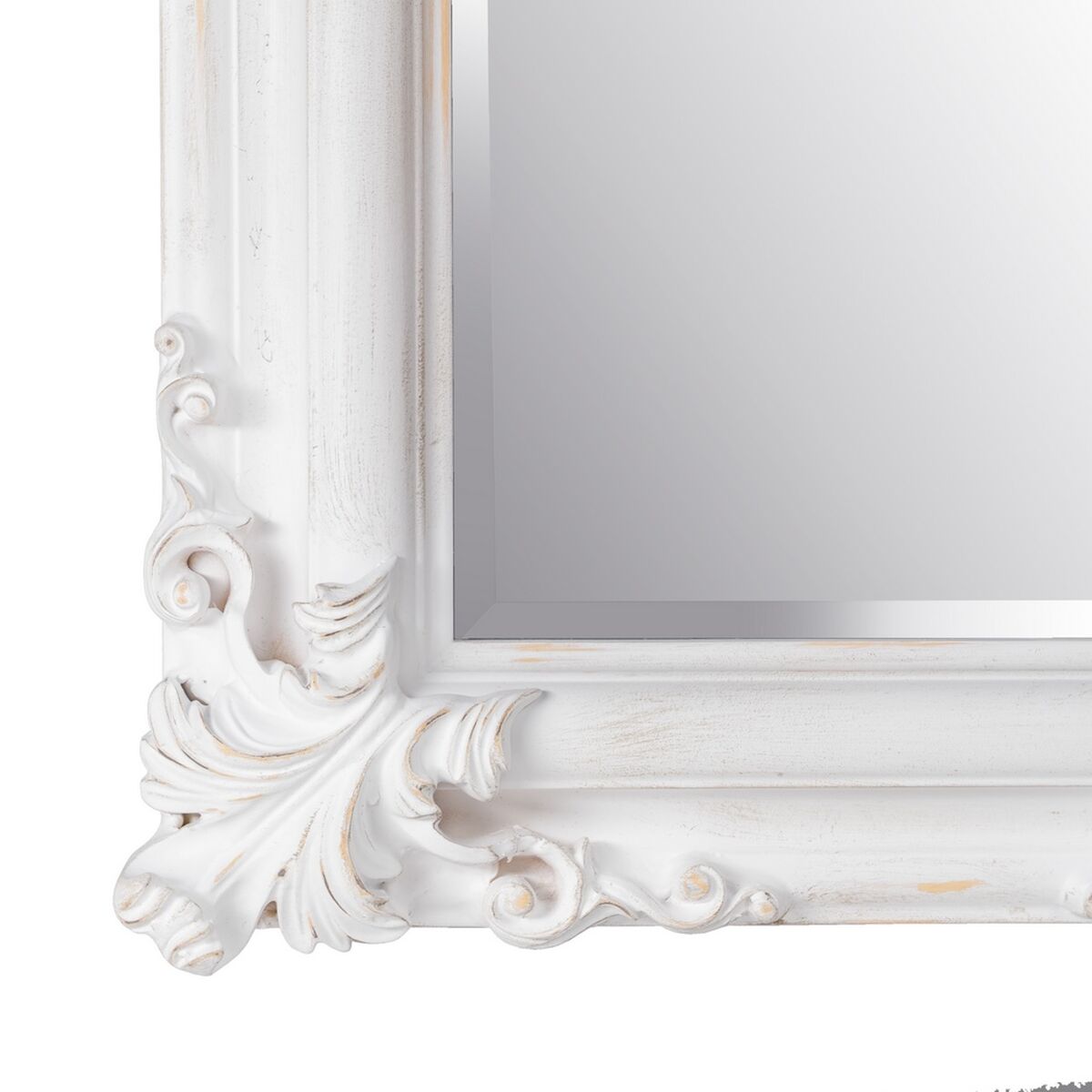 Speglar 46 x 6 x 147 cm Glas Trä Vit - 4