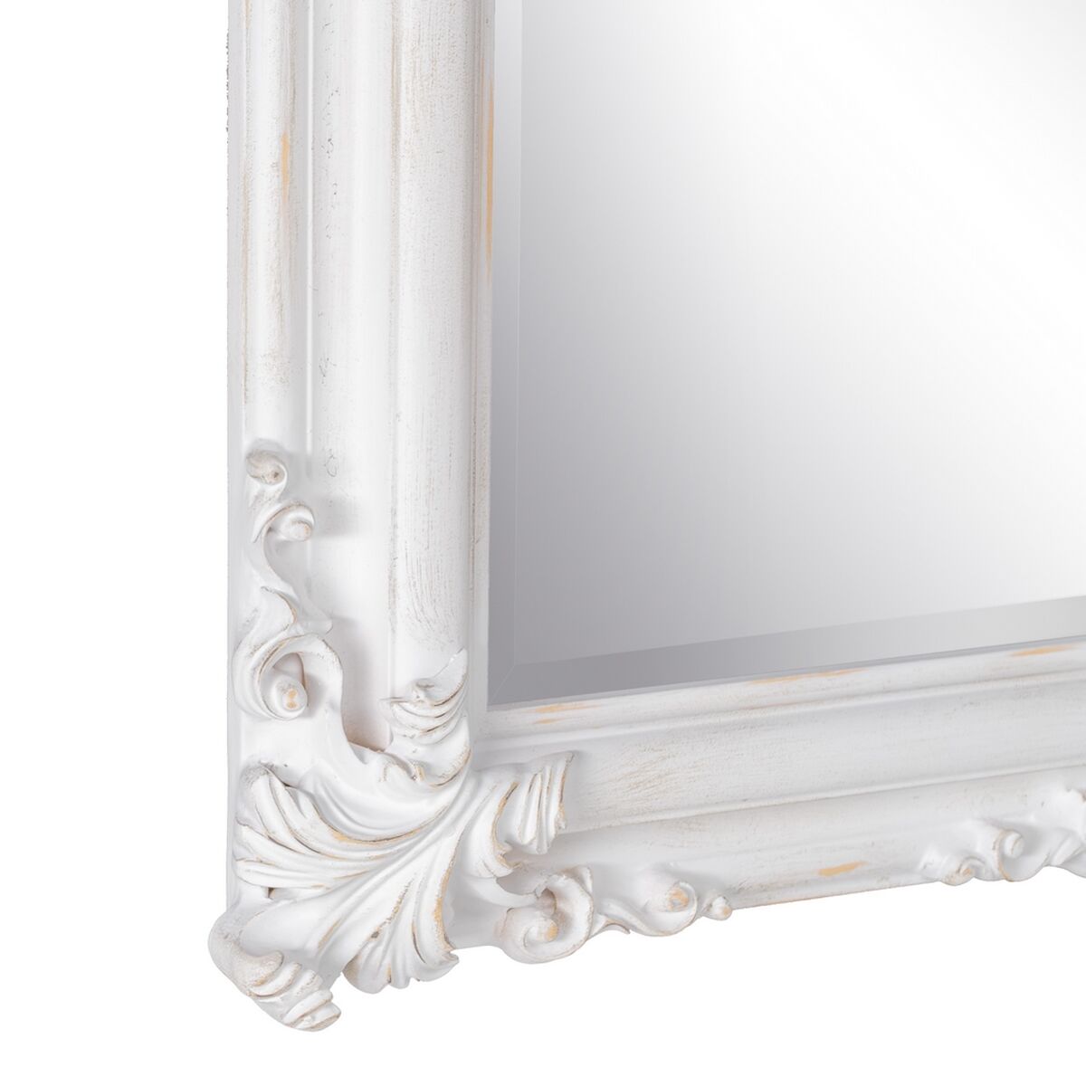 Speglar 46 x 6 x 147 cm Glas Trä Vit - 5