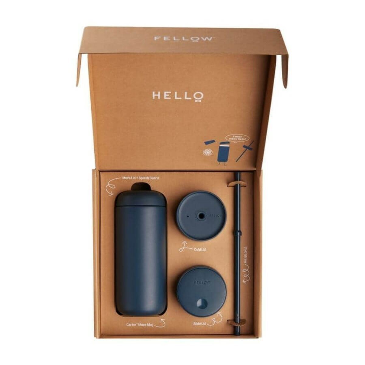 Termos Fellow CBOX-SB Blå Rostfritt stål Keramisk 473 ml - 2