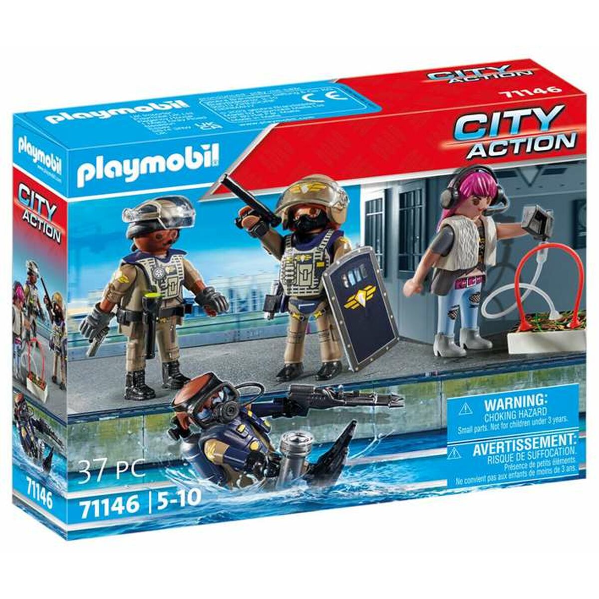 Playset Playmobil City Action 37 Delar - 2