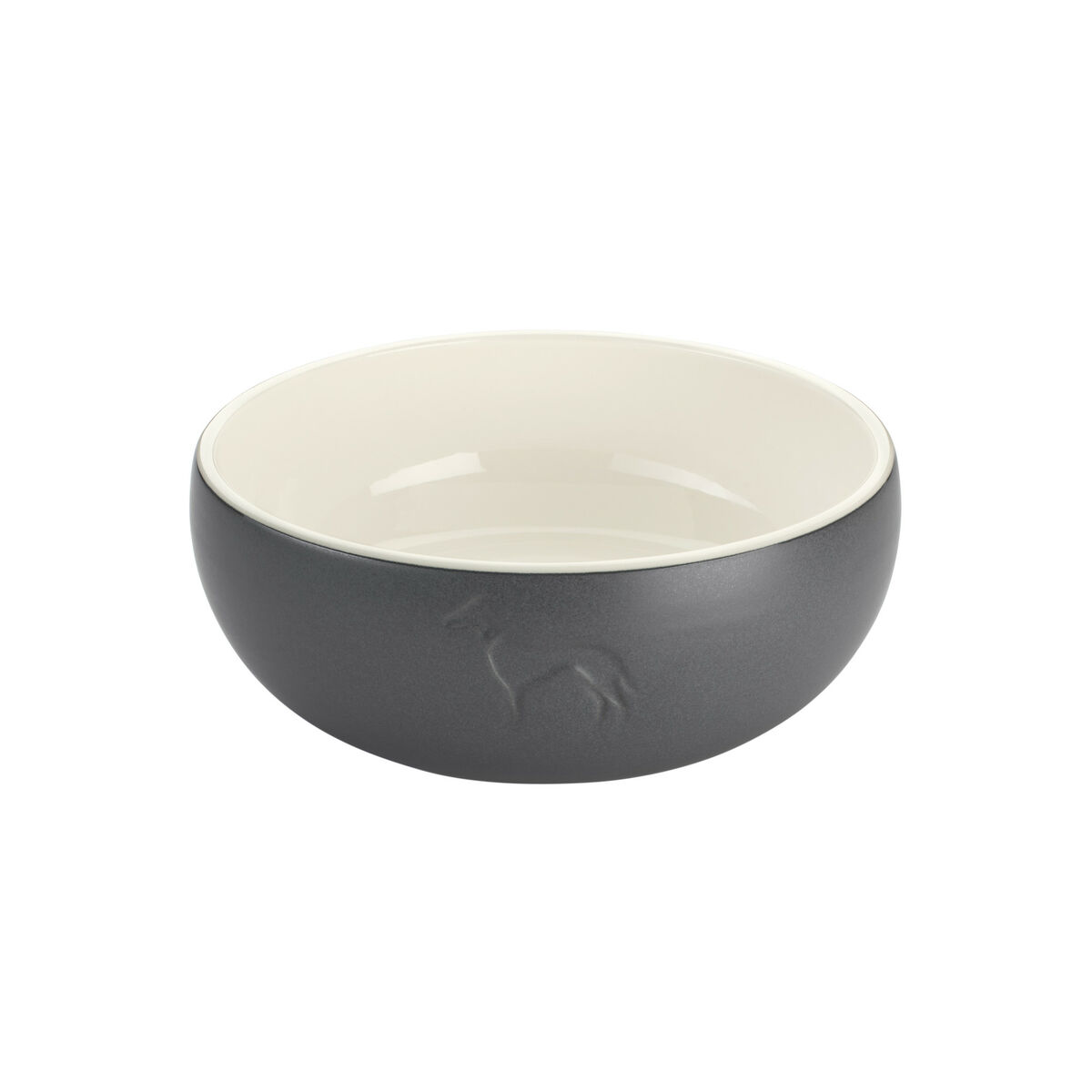 Hundmatare Hunter Grå Keramik Silikon 310 ml Modern