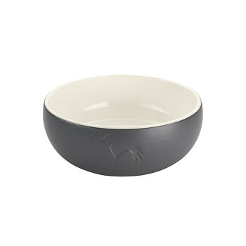 Hundmatare Hunter Grå Keramik Silikon 310 ml Modern