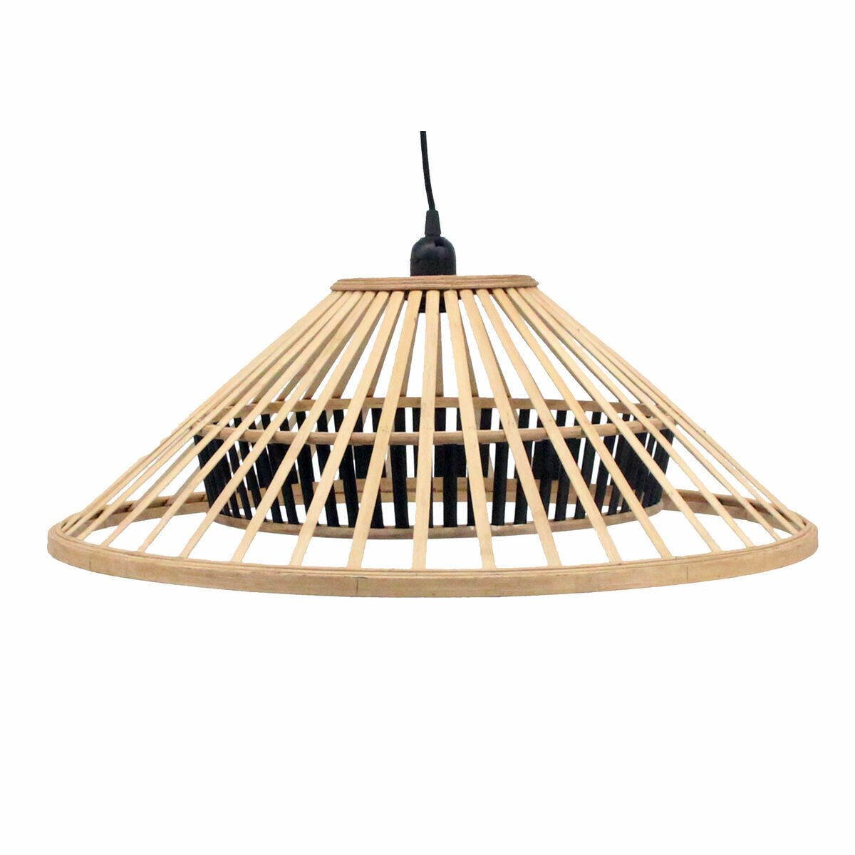 Taklampa DKD Home Decor Brun Bambu 50 W (60 x 60 x 21 cm) - 3