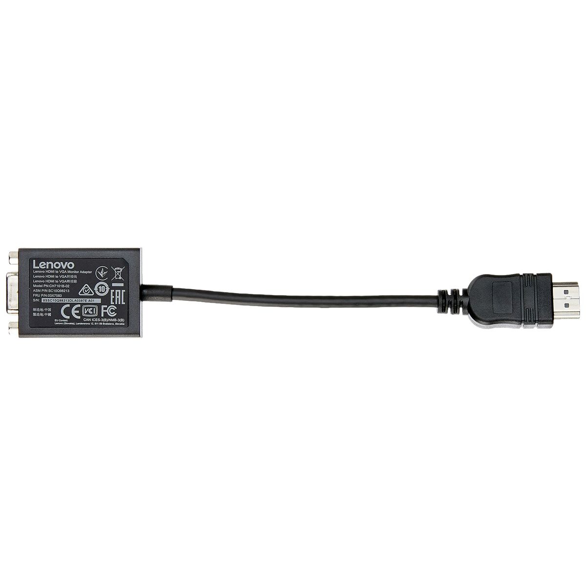 Kabel HDMI Lenovo 0B47069 Svart - 4