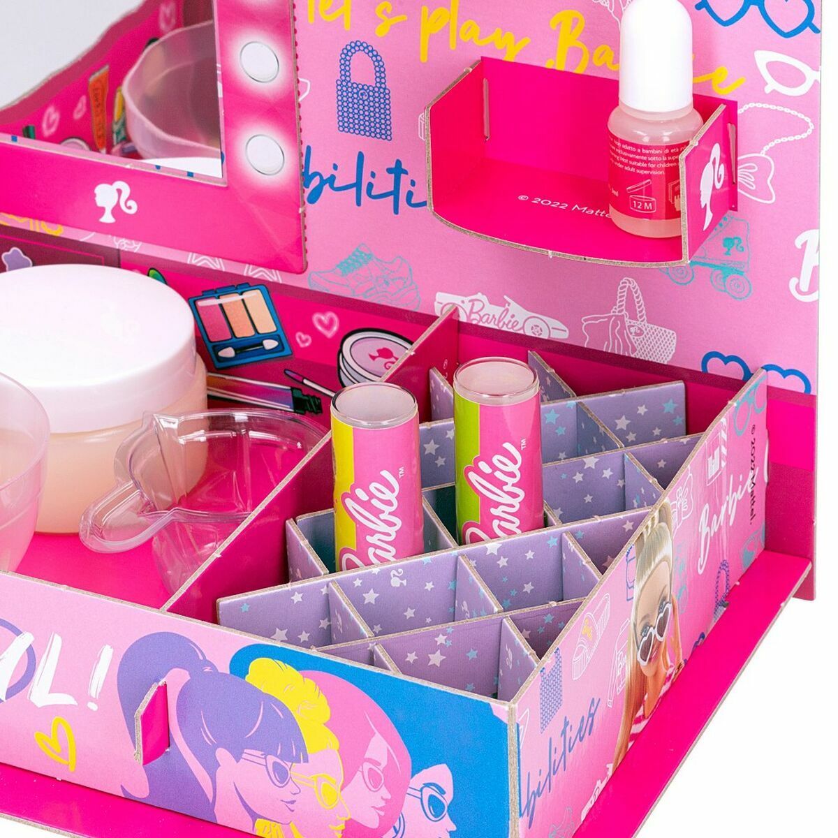 Smink-kit Lisciani Giochi Barbie 15 Delar Läppstift - 2