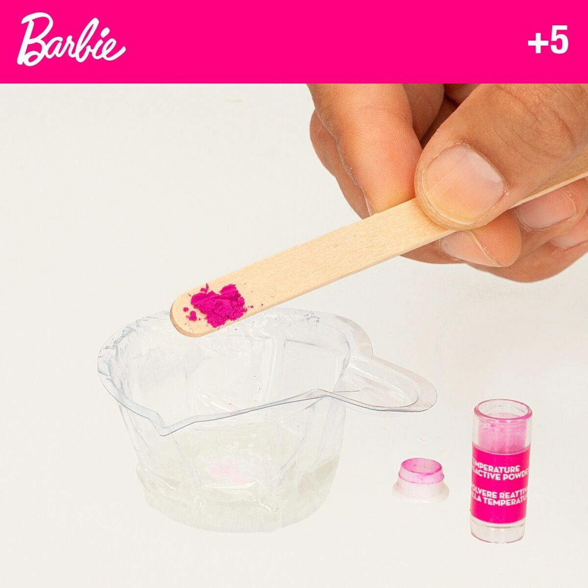 Smink-kit Lisciani Giochi Barbie 15 Delar Läppstift - 5