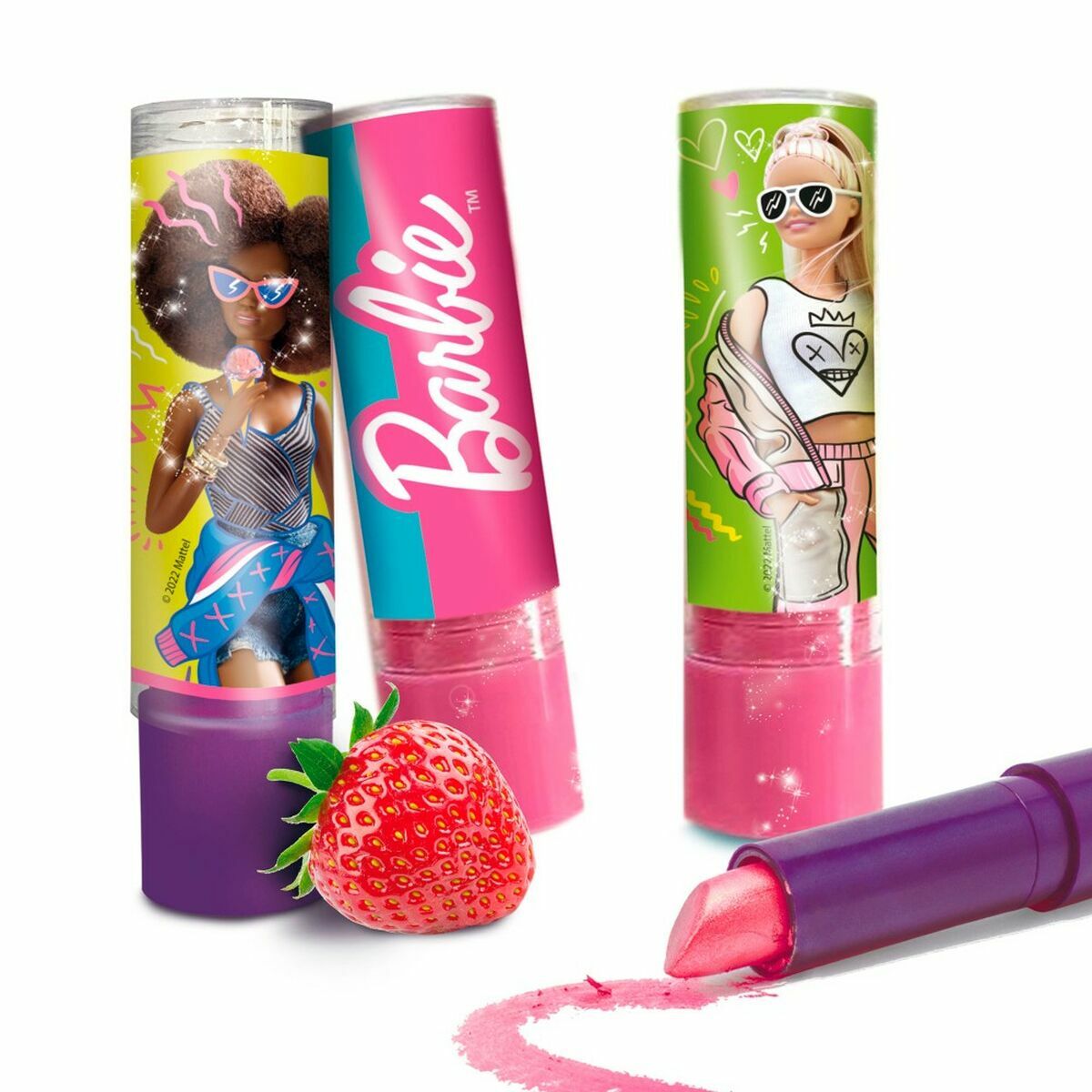Smink-kit Lisciani Giochi Barbie 15 Delar Läppstift - 4