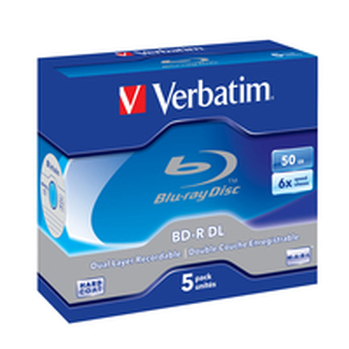 Blu-Ray BD-R Verbatim 43748 5 antal - 2