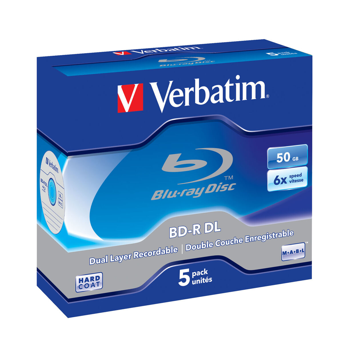 Blu-Ray BD-R Verbatim 43748 5 antal
