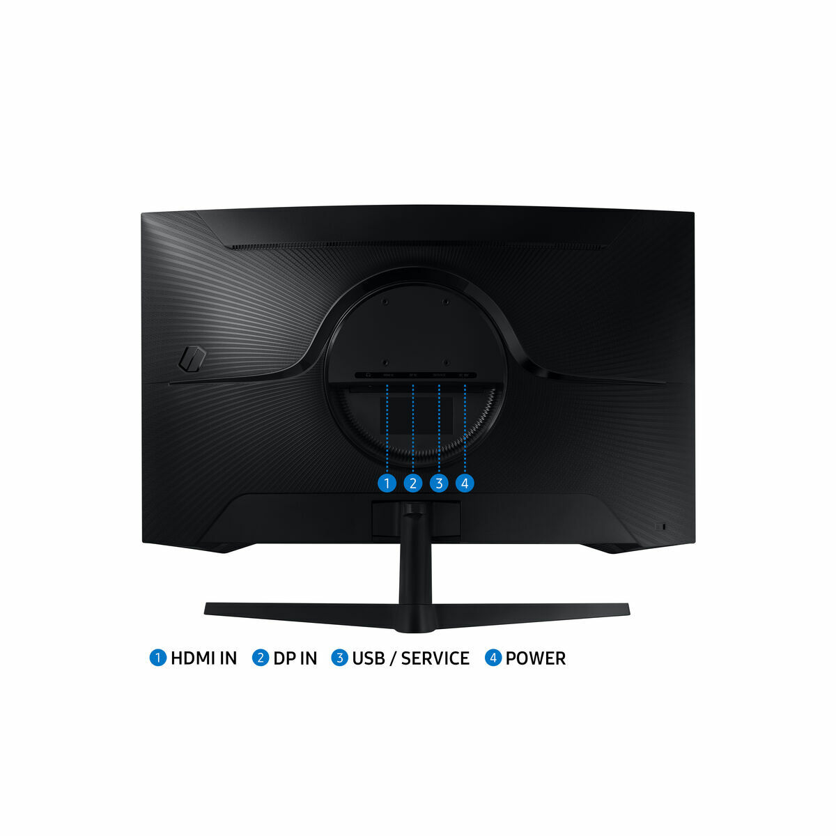 Monitor Samsung C27G55TQBU 27" LED HDR10 VA Flicker free - 3