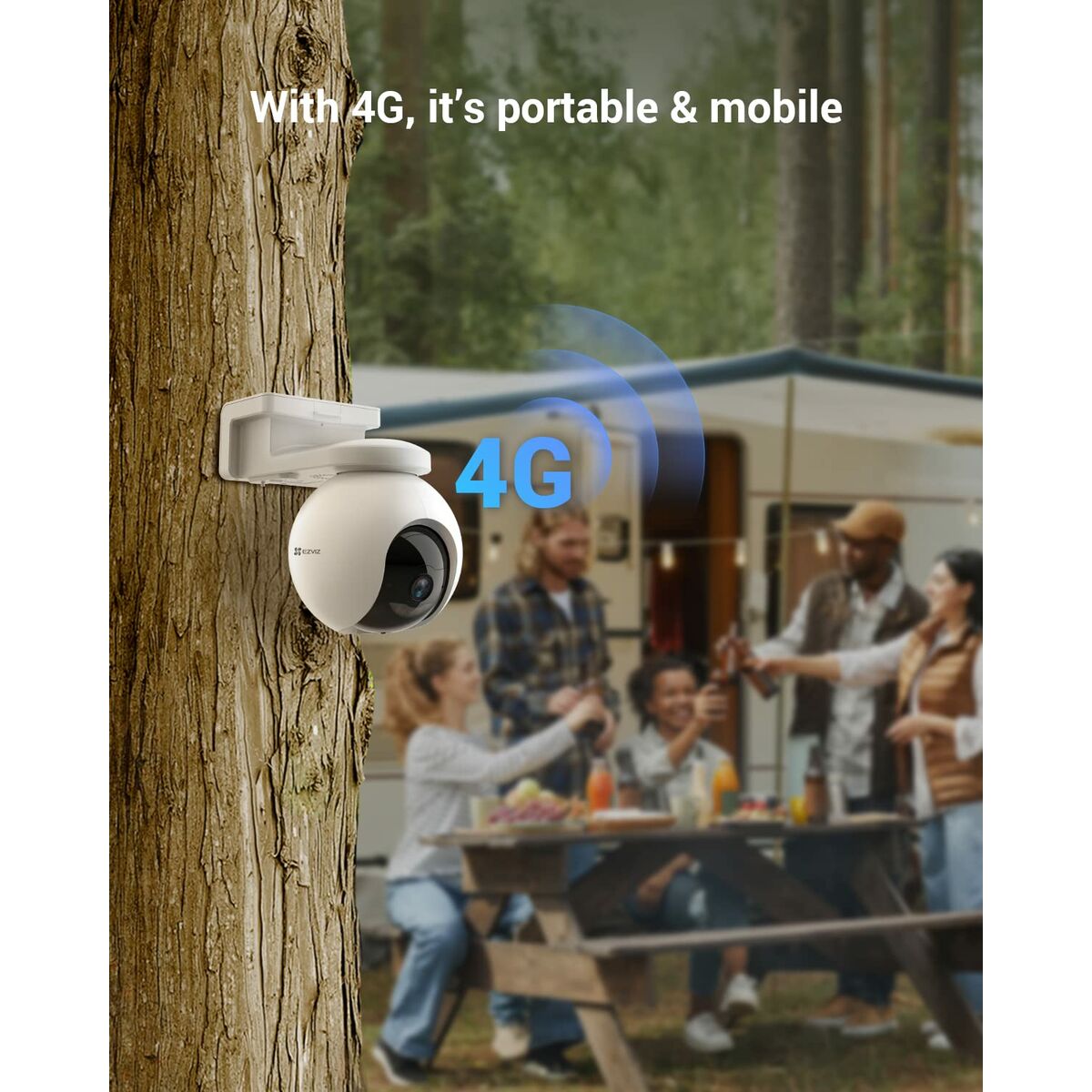 Övervakningsvideokamera Ezviz CS-EB8 (3MP,4GA) - 3