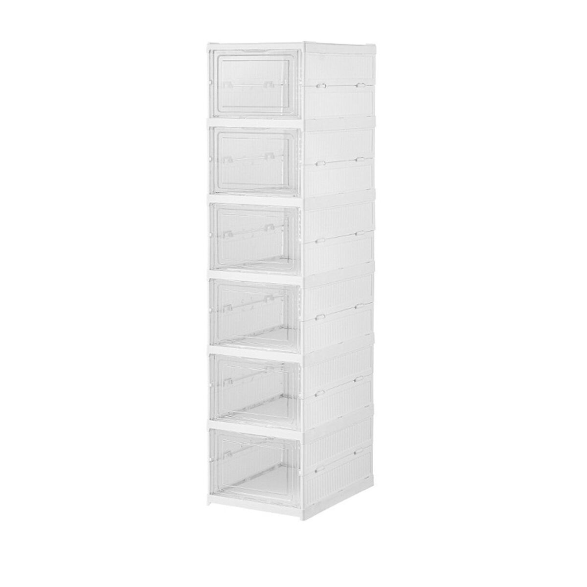 Skoställ Fulmo Vit Hård plast 25,5 X 34,5 X 105 CM