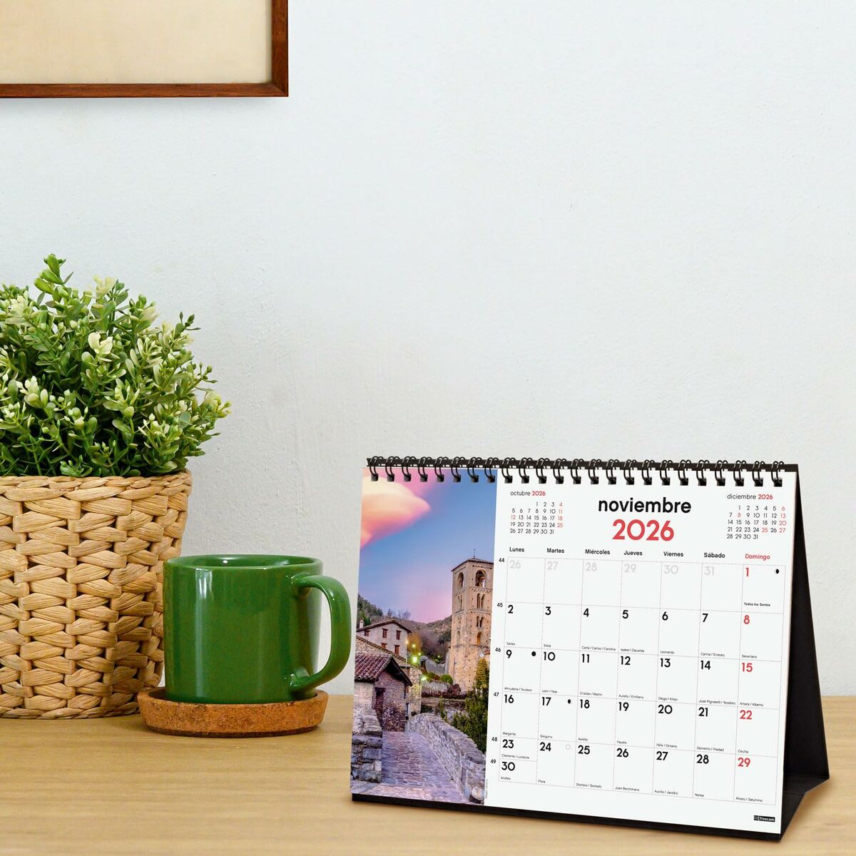 Skrivbordskalender Finocam Multicolour Papper 21 x 15 cm - 2